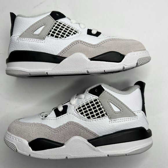 Jordan 4 Retro Military Black (TD) Size 10C BQ7670-111 - Picture 1 of 7